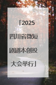 2025四川省微短剧剧本创投大会举行